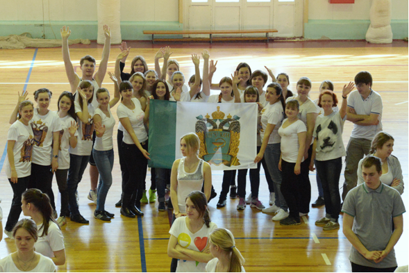 Студенты Лечебного факультета специальности «Фармация» приняли участие в массовой зарядке, посвященной Всемирному дню здоровья